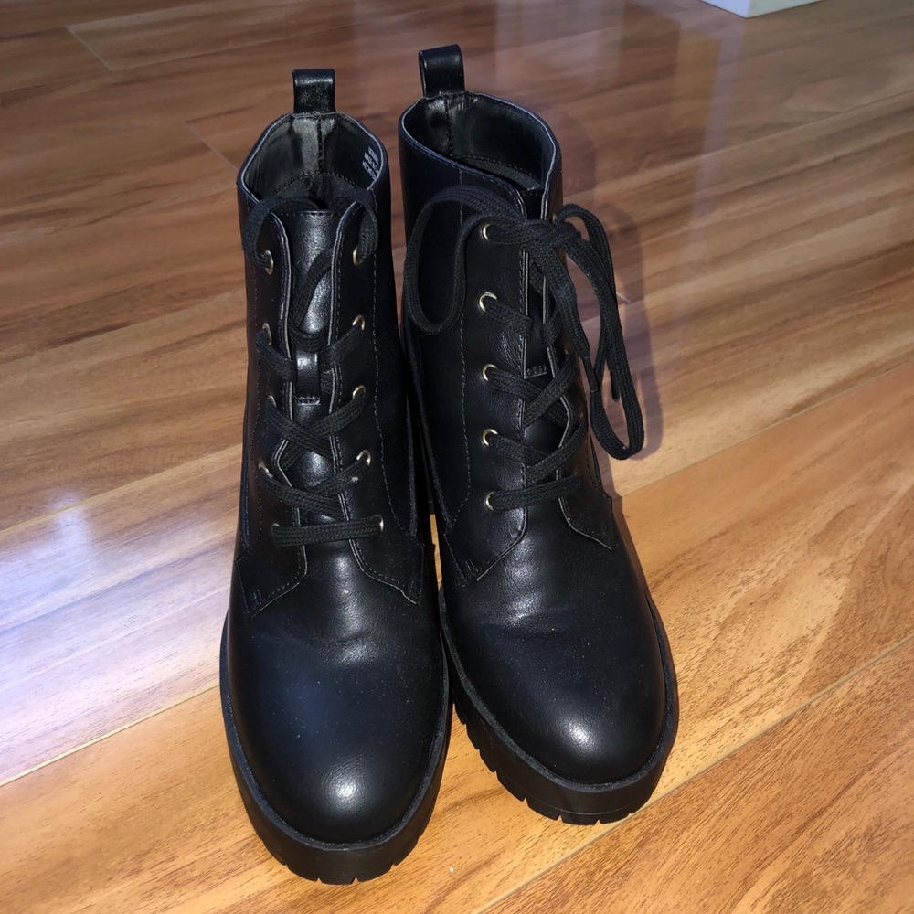 Black boots